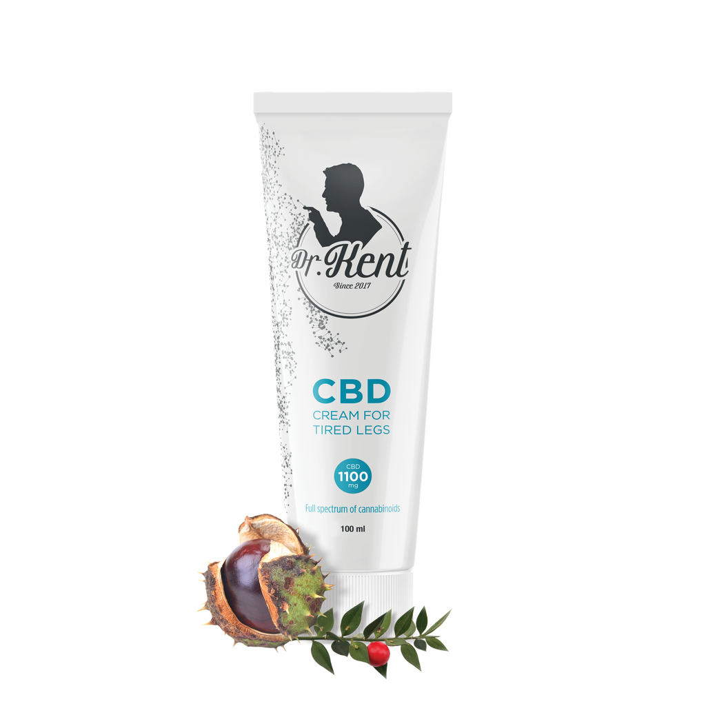 CBD-Creme für müde Beine 1100 mg, 100 ml