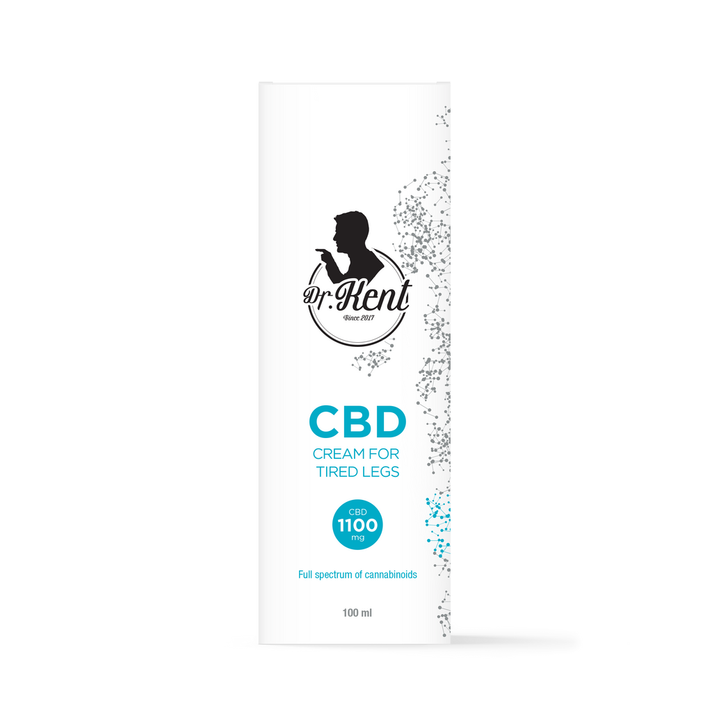 CBD-Creme für müde Beine 1100 mg, 100 ml