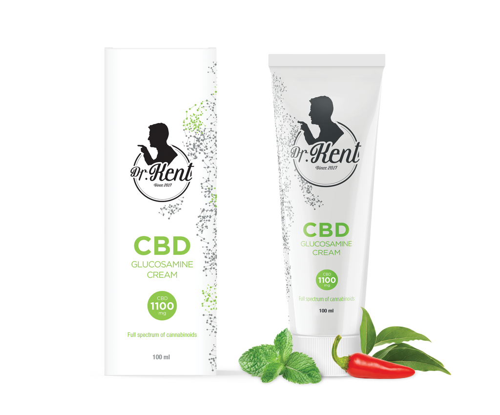 CBD-Glucosamincreme 1100 mg, 100 ml