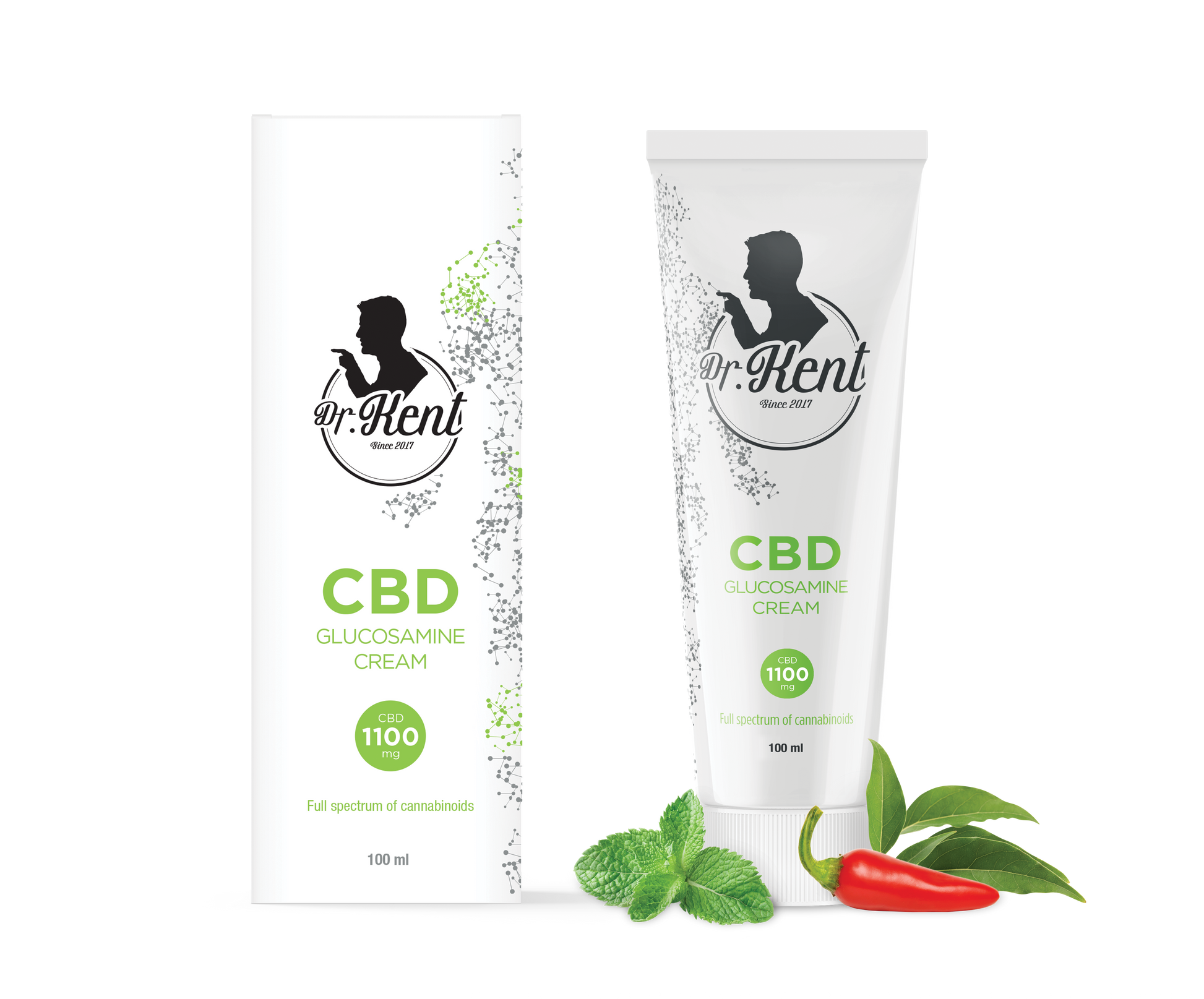 CBD-Glucosamincreme 1100 mg, 100 ml