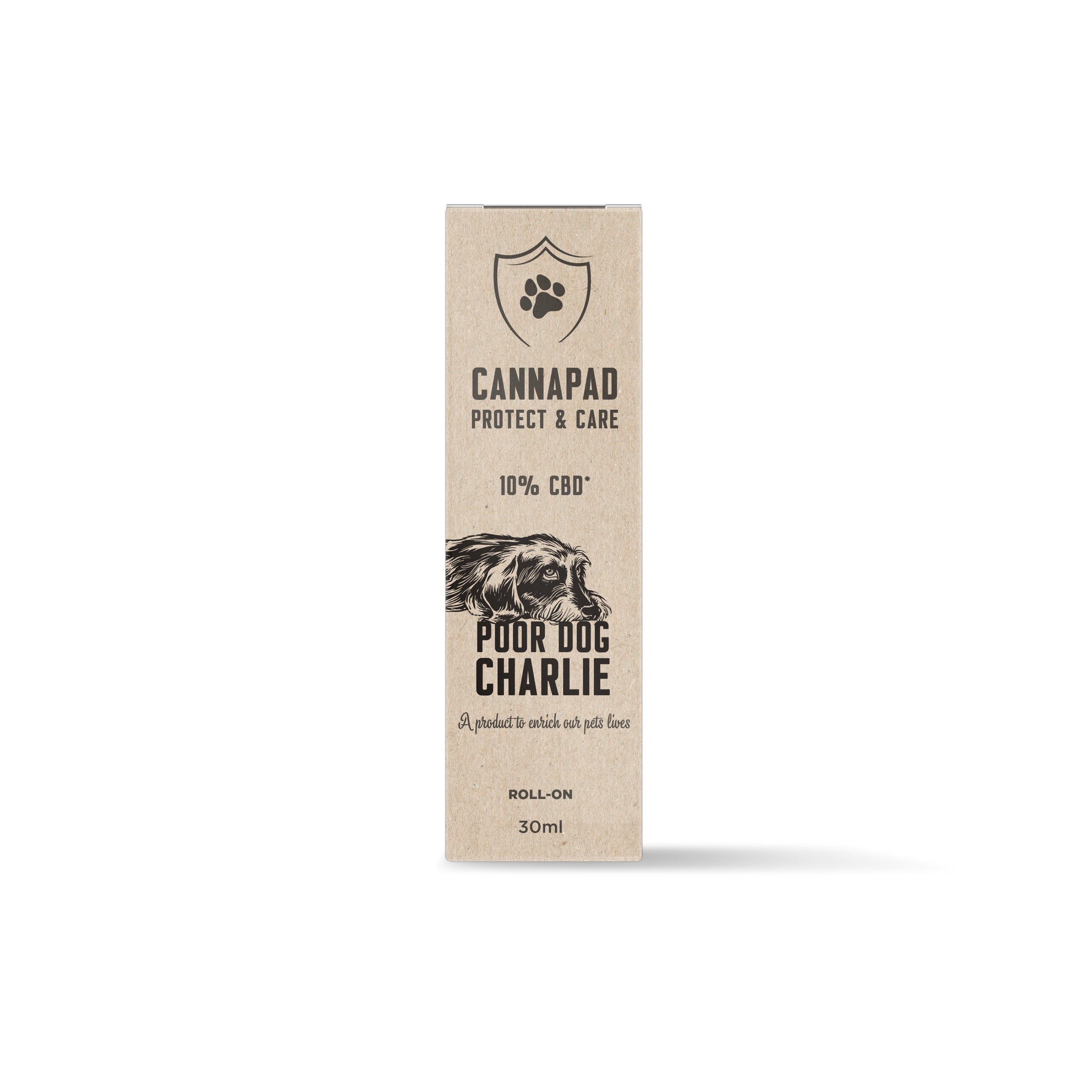 POOR DOG CHARLIE CannaPad Protect & Care Roll‑On