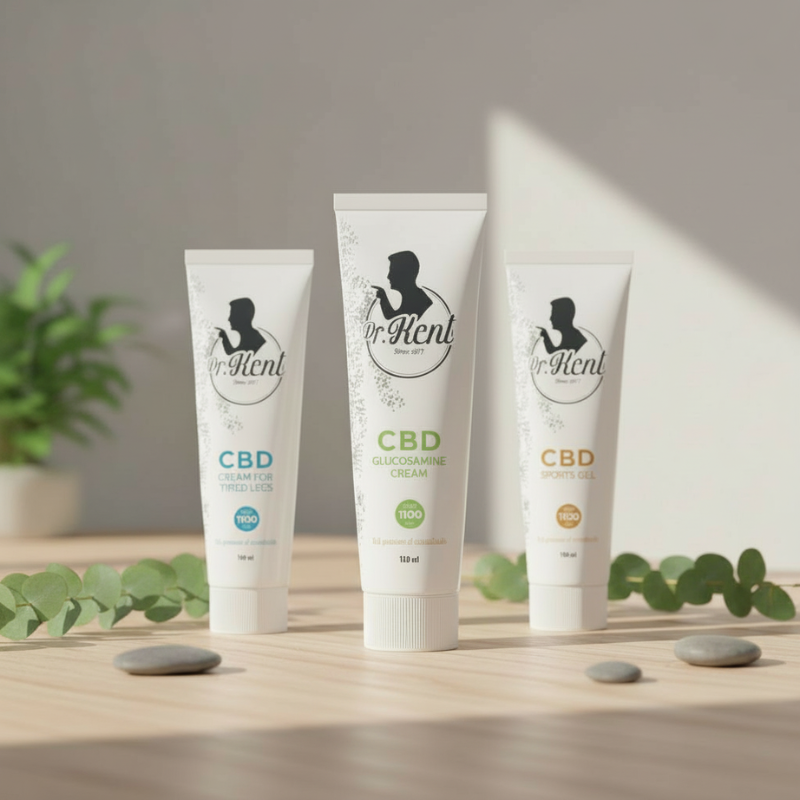 CBD Wellness Trio – Aktivitätsgel, Gelenkpflege & Beincreme